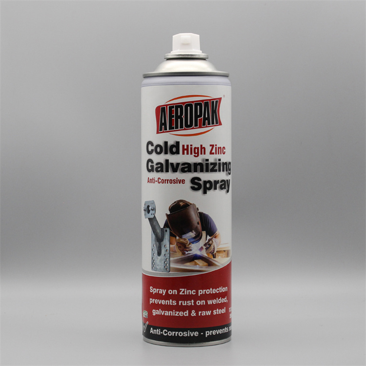 Recubrimiento de alto rendimiento de pintura aeropak fría galvanizante de alto rendimiento