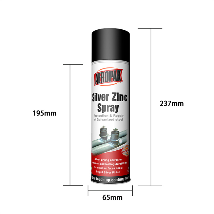 Protección contra la pintura de spray de zinc de Aeropak Silver