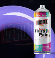 Pintura en aerosol amarilla fluorescente de Aeropak