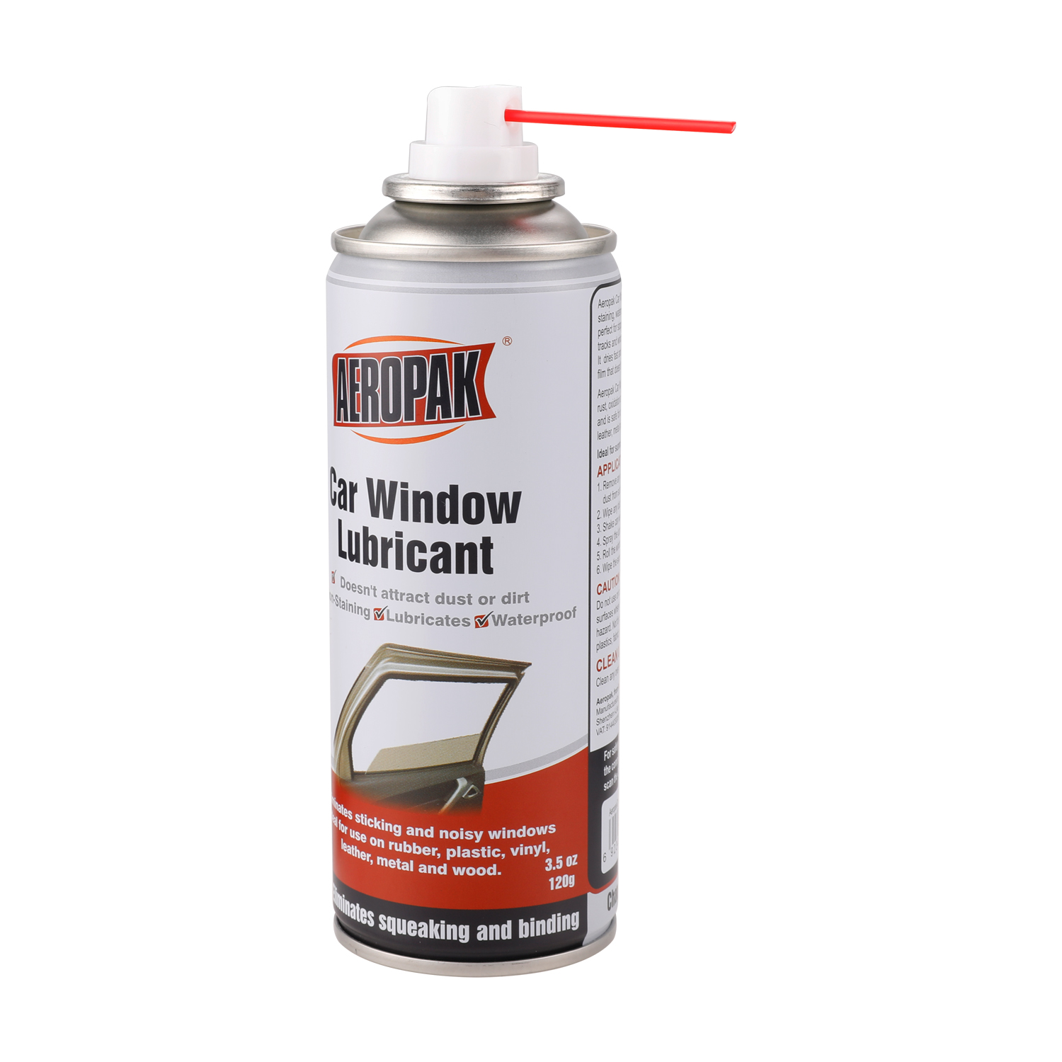 Lubricantes de aerosol resistentes al calor para ventanas de automóvil