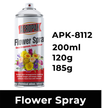 Pintura en aerosol para cambiar el color de la flor real
