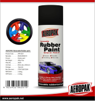 Pintura de goma resistente al calor negro para automóviles