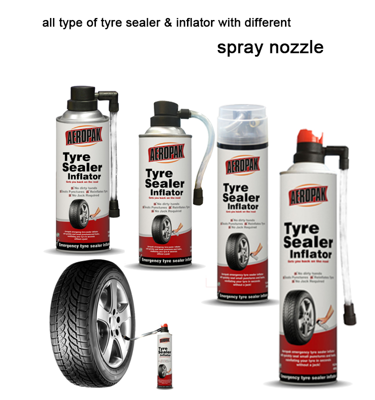 Motocicleta mejor spray de reparación de neumáticos de 650 ml